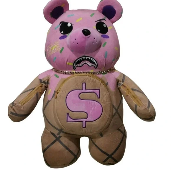 SPRAYGROUND LIMITED EDITION ICE CREAM TEDDY BEAR BACKPACK Sprayground Money Bear Backpack – DTLR main image 3